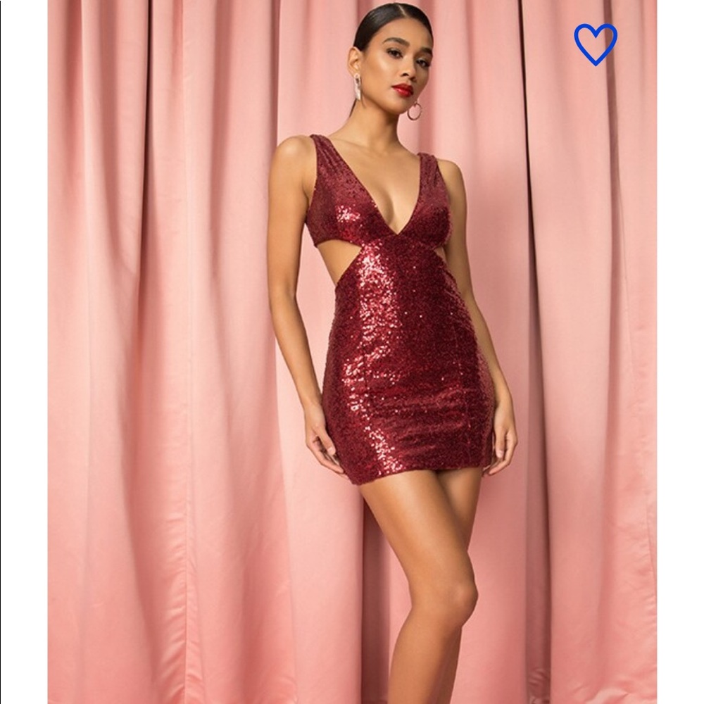 Superdown Kaylie Sequin Mini Dress